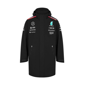 Mercedes AMG Petronas pánska bunda s kapucňou black F1 Team 2024