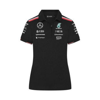 Mercedes AMG Petronas dámske polo tričko Driver black F1 Team 2024