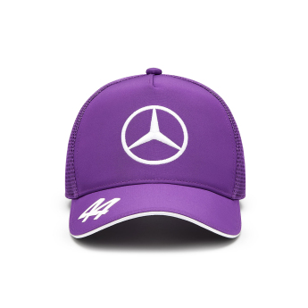 Mercedes AMG Petronas čiapka baseballová šiltovka Driver Lewis Hamilton purple F1 Team 2024