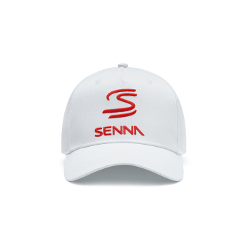 Ayrton Senna čiapka baseballová šiltovka Logo white 2024