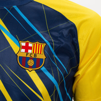 FC Barcelona detský futbalový dres Lined yellow