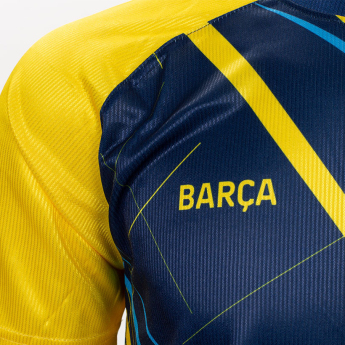 FC Barcelona detský futbalový dres Lined yellow