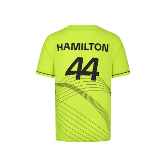 Mercedes AMG Petronas pánske tričko Lewis Hamilton Sports yellow F1 Team 2024