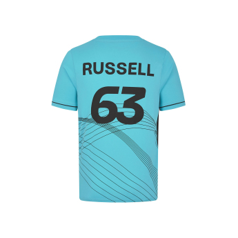 Mercedes AMG Petronas pánske tričko George Russell Sports blue F1 Team 2024