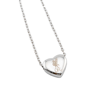 FC Liverpool retiazka na krk s príveskom Stainless Steel Heart Necklace