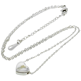 FC Liverpool retiazka na krk s príveskom Stainless Steel Heart Necklace