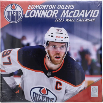 Edmonton Oilers kalendár Connor McDavid #97 2023 Wall Calendar