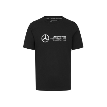 Mercedes AMG Petronas pánske tričko Large Logo Black F1 Team 2024