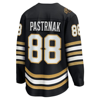 Boston Bruins hokejový dres David Pastrnak #88 black 100th Anniversary Premier Breakaway Jersey