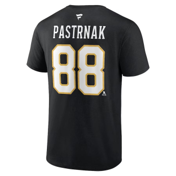 Boston Bruins pánske tričko 100th Anniversary Stack Logo Name & Number