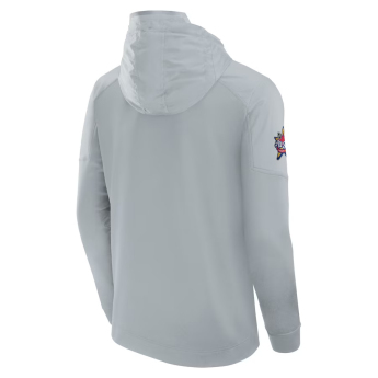NHL produkty pánska mikina s kapucňou 2024 NHL All-Star Game Authentic Pro Tech Fleece Gray