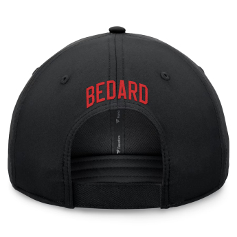 Chicago Blackhawks čiapka baseballová šiltovka Connor Bedard Branded Name & Number black