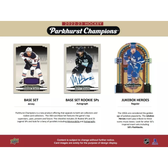 NHL boxy hokejové karty NHL 2022-23 Upper Deck Parkhurst Champions Blaster Box