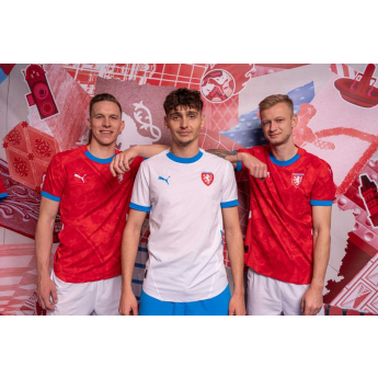 Futbalová reprezentácia futbalový dres Czech Republic  24/25 home