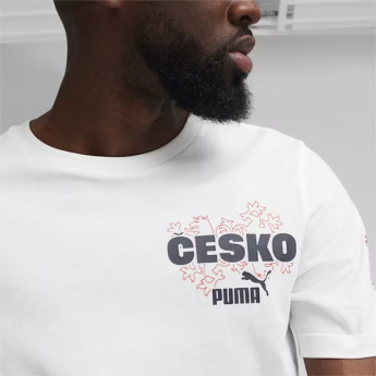 Futbalová reprezentácia pánske tričko Czech republic Ftblicons Tee white