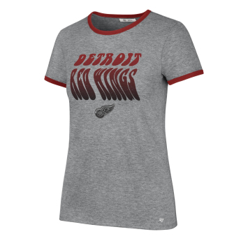 Detroit Red Wings dámske tričko Letter Ringer grey