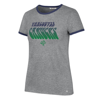 Vancouver Canucks dámske tričko Letter Ringer grey