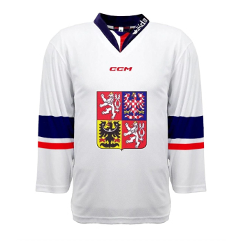Hokejové reprezentácie hokejový dres Czech Republic  2023/2024 CCM Fandres replica - white David Pastrňák #88