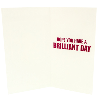 Aston Villa narodeninová pohľadnica so samolepkami Personalised Birthday Card
