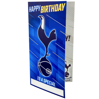 Tottenham narodeninová pohľadnica so samolepkami Personalised Birthday Card