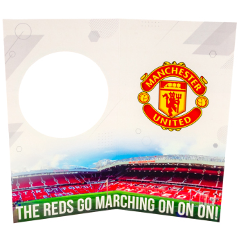 Manchester United narodeninové želanie Glory Glory Birthday Card