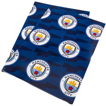 Manchester City baliaci papier Text Gift Wrap