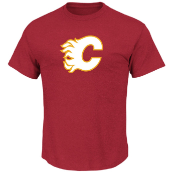 Calgary Flames pánske tričko Tek Patch red