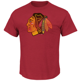 Chicago Blackhawks pánske tričko Pigment Dyed red