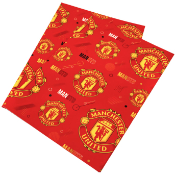 Manchester United baliaci papier Text Gift Wrap