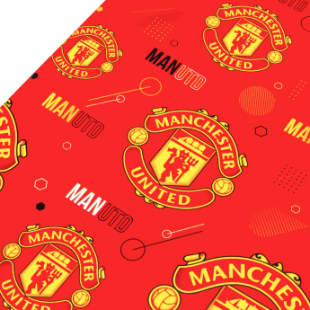 Manchester United baliaci papier Text Gift Wrap