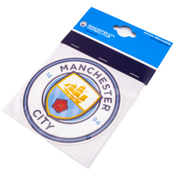 Manchester City nálepka Crest Car Sticker