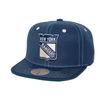 New York Rangers čiapka flat šiltovka Contrast Natural Snapback Vintage