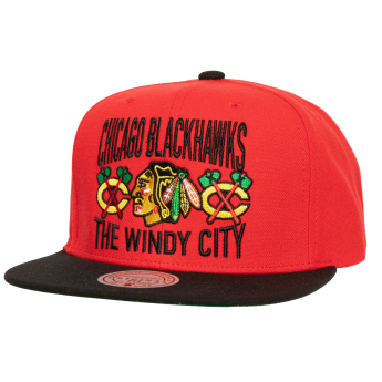 Chicago Blackhawks čiapka flat šiltovka City Love Snapback Vintage