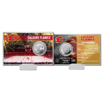 Calgary Flames zberateľské mince History Silver Coin Card Limited Edition od 5000
