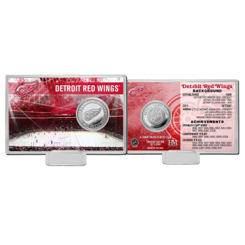 Detroit Red Wings zberateľské mince History Silver Coin Card Limited Edition od 5000