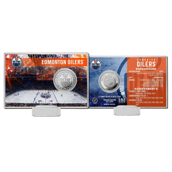 Edmonton Oilers zberateľské mince History Silver Coin Card Limited Edition od 5000
