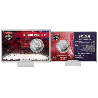 Florida Panthers zberateľské mince History Silver Coin Card Limited Edition od 5000