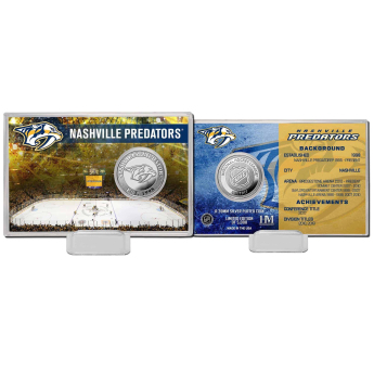 Nashville Predators zberateľské mince History Silver Coin Card Limited Edition od 5000