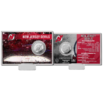New Jersey Devils zberateľské mince History Silver Coin Card Limited Edition od 5000