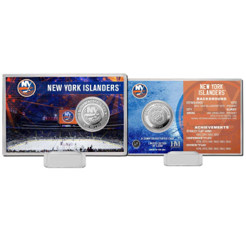 New York Islanders zberateľské mince History Silver Coin Card Limited Edition od 5000