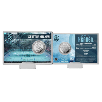 Seattle Kraken zberateľské mince History Silver Coin Card Limited Edition od 5000