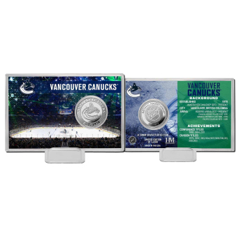 Vancouver Canucks zberateľské mince History Silver Coin Card Limited Edition od 5000