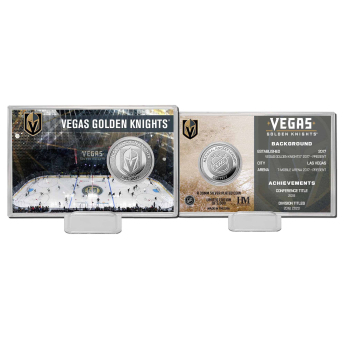 Vegas Golden Knights zberateľské mince History Silver Coin Card Limited Edition od 5000