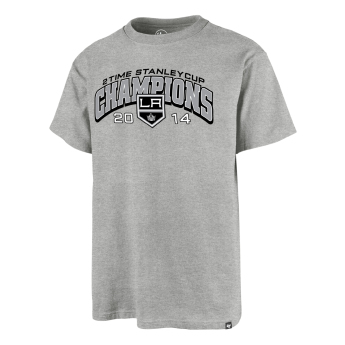 Los Angeles Kings pánske tričko Champions Backer 47 ECHO Tee grey