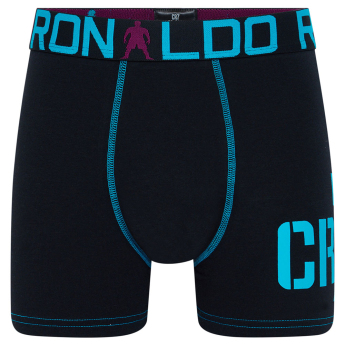 Cristiano Ronaldo detské boxerky 2pack CR7 black-siluet