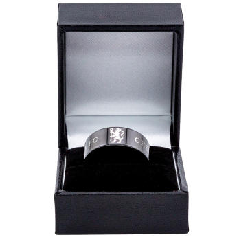 FC Chelsea prsteň Black Ceramic Ring Small