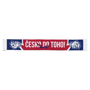 Hokejové reprezentácie detský zimný šál Česko do Toho Lion logo