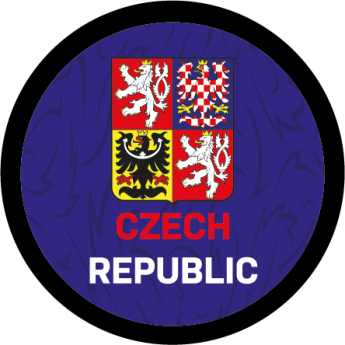 Hokejové reprezentácie puk Czech republic logo blue