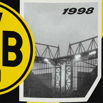 Borussia Dortmund hrnček Stadium retro