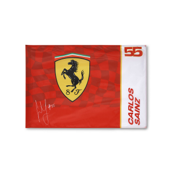 Ferrari vlajka Sainz F1 Team 2024